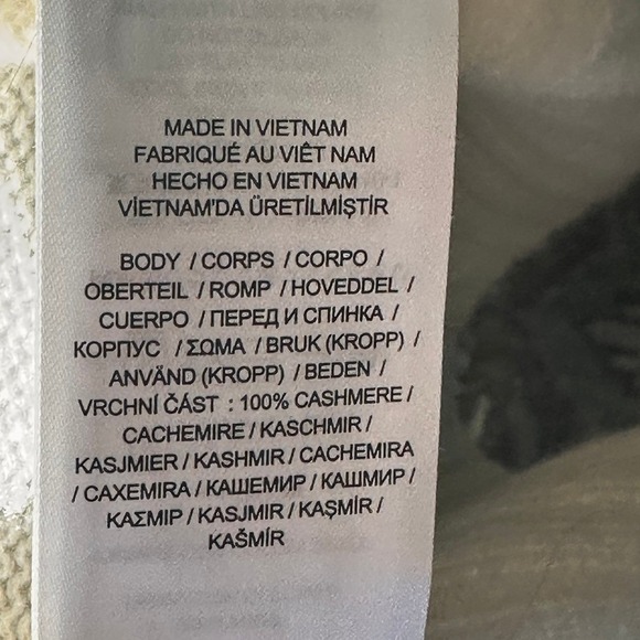 LAUREN RALPH LAUREN NWT Cashmere Cream Knit Shawl Collar Cardigan Sweater SZ XL - Picture 10 of 16